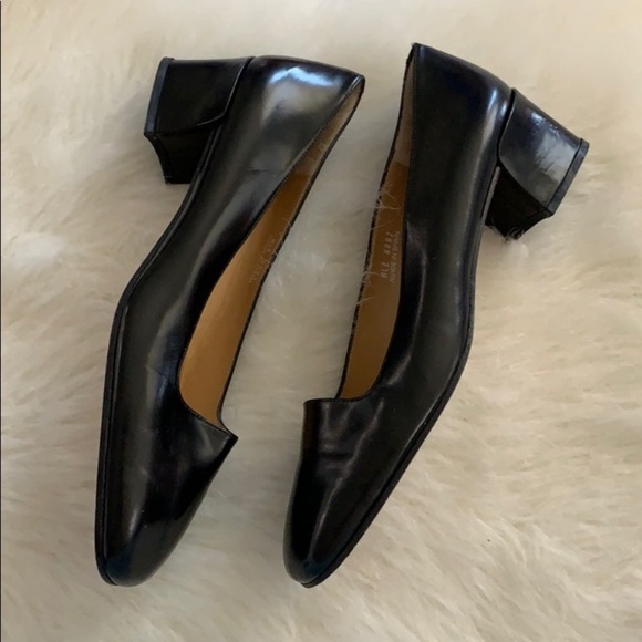 Ralph Lauren | box heel in black leather - Picture 3 of 11